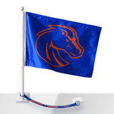 Boise State Car Flag w/Flag Saver (Blue)