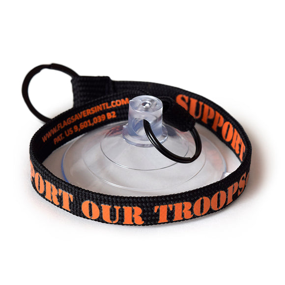 Flag Saver Tether - Support Our Troops® (Black/Orange)