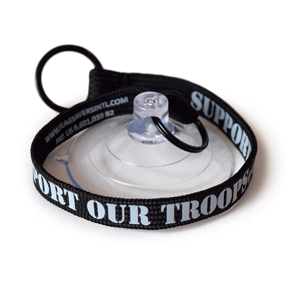 Flag Saver Tether - Support Our Troops® (Black/Gray)