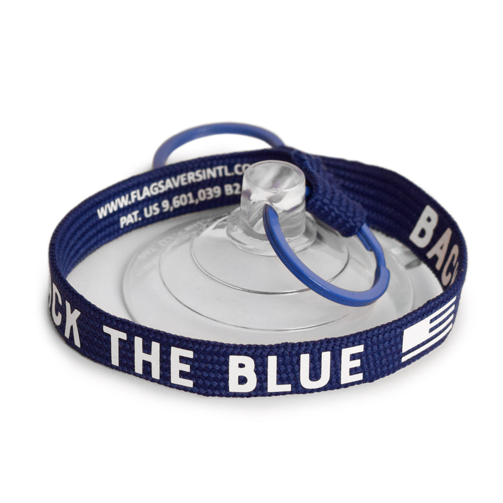 Back the Blue Flag Saver Tether – Flag Savers International